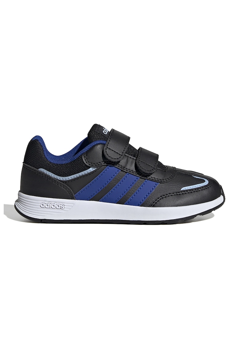Oferte la Pantofi sport Tensaur Switch de piele ecologica cu velcro - Negru/Albastru royal