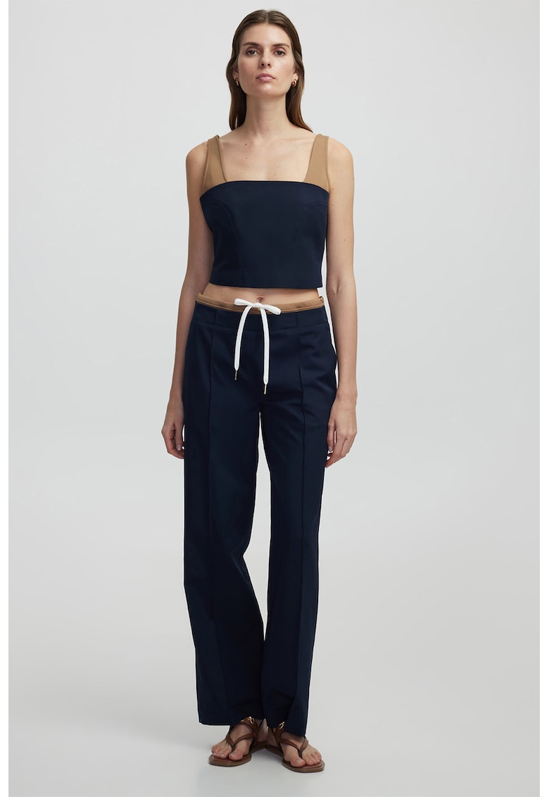 Oferte la Top crop cu model uni - Bleumarin