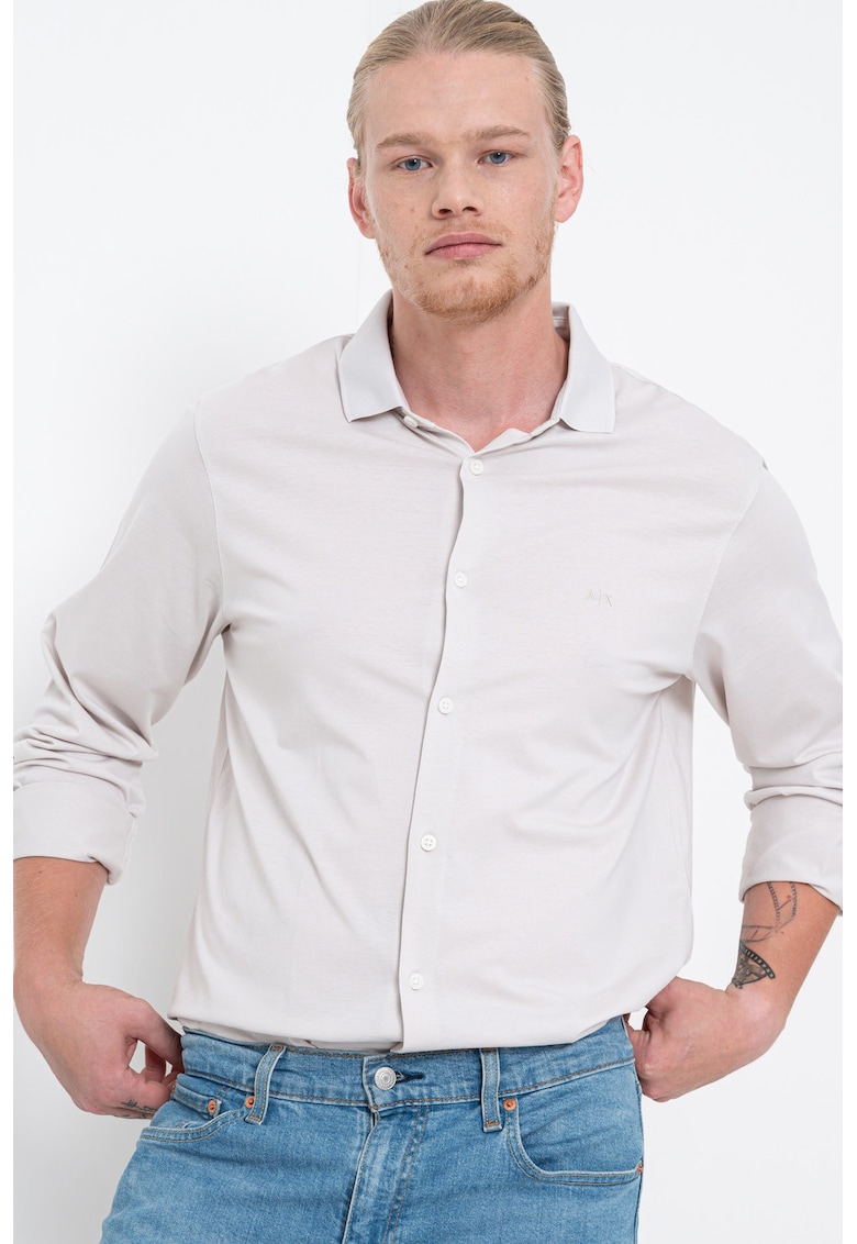 Oferte la Camasa relaxed fit de bumbac - Grej