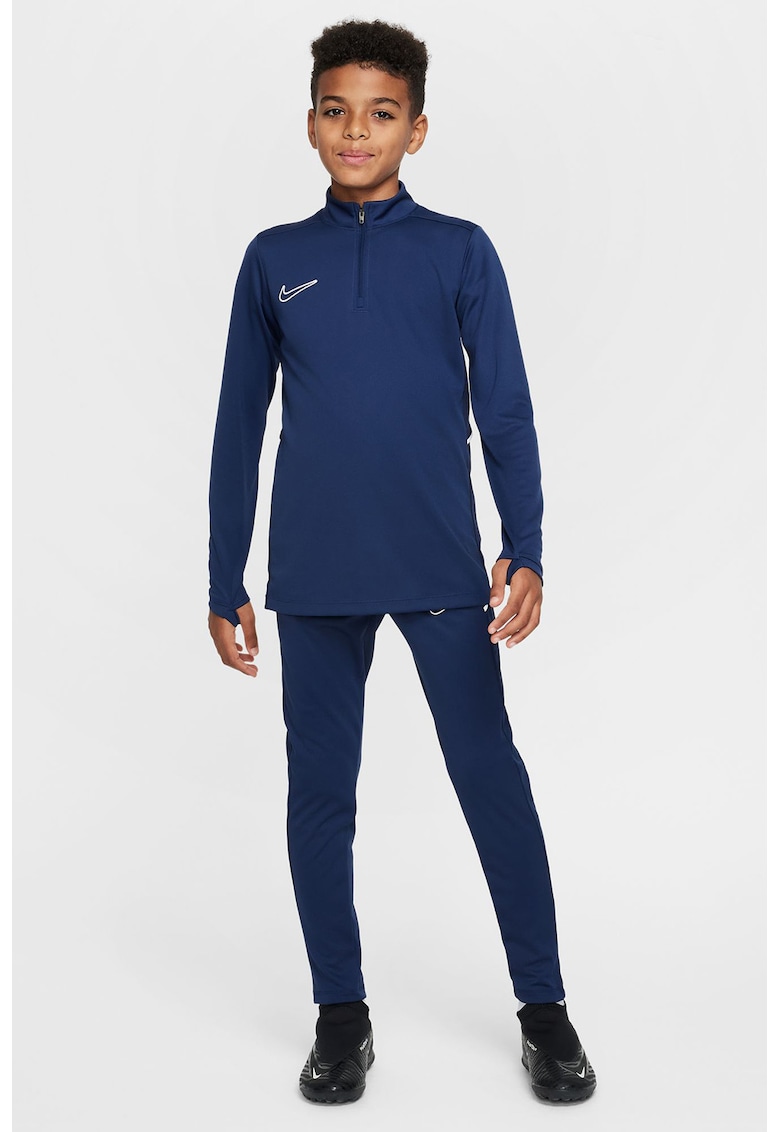 Oferte la Bluza slim-fit cu logo - pentru fotbal - Albastru inchis/Alb murdar