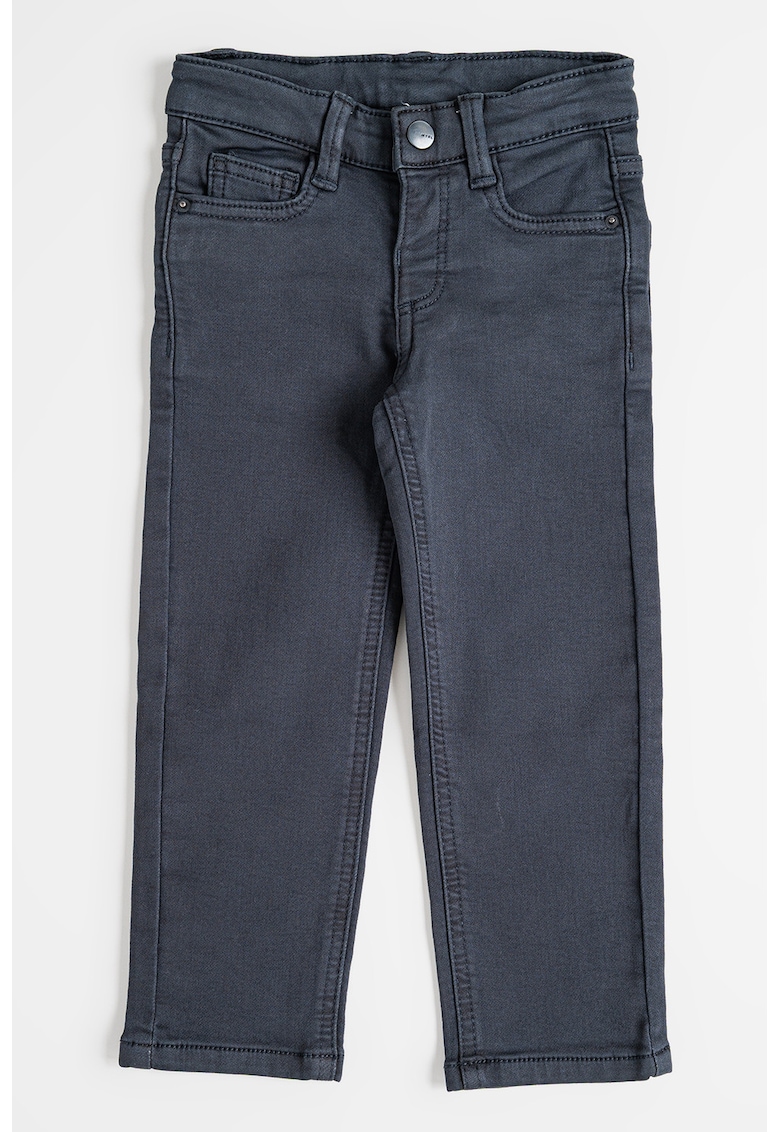 Oferte la Blugi slim fit cu design 5 buzunare - Gri inchis