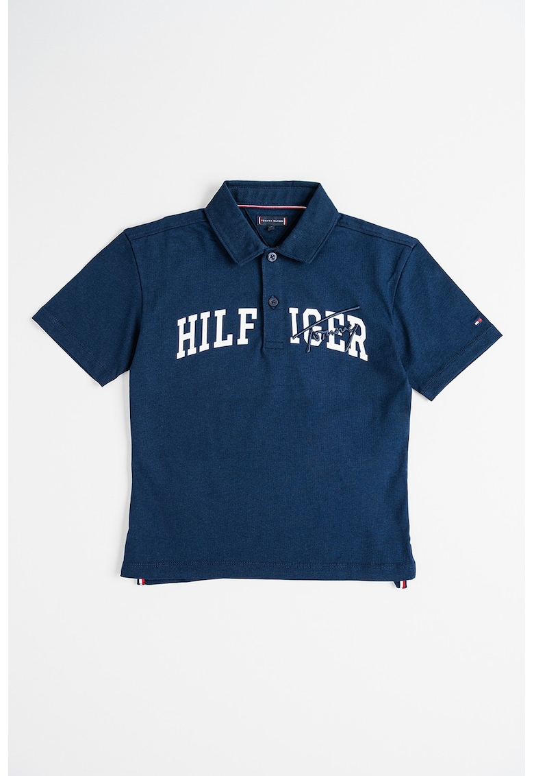 Oferte la Tricou polo cu logo - Bleumarin