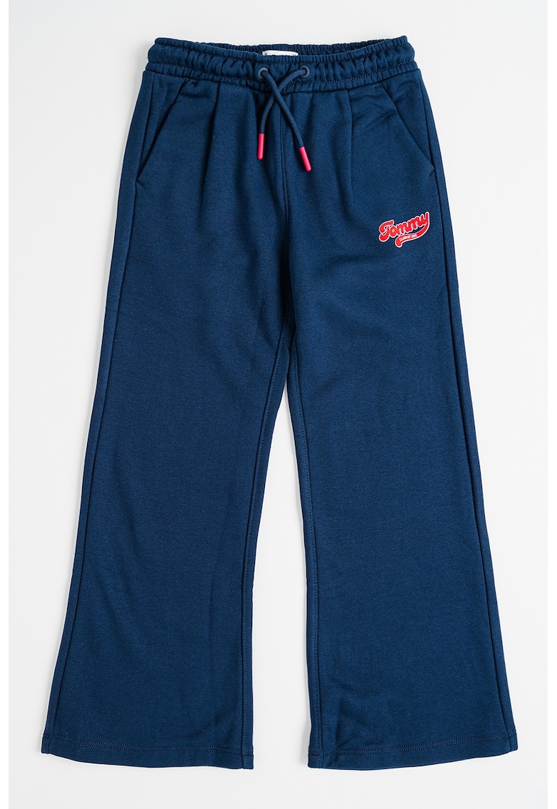 Oferte la Pantaloni de trening evazati cu snur - Albastru ultramarin
