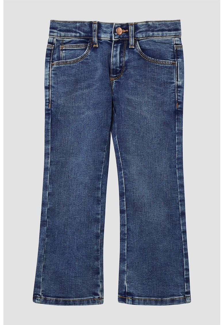 Oferte la Blugi regular-fit cu terminatie evazata - Albastru royal