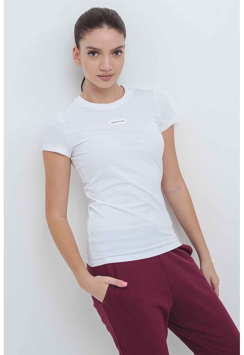 Oferte la Tricou slim-fit cu logo - Alb