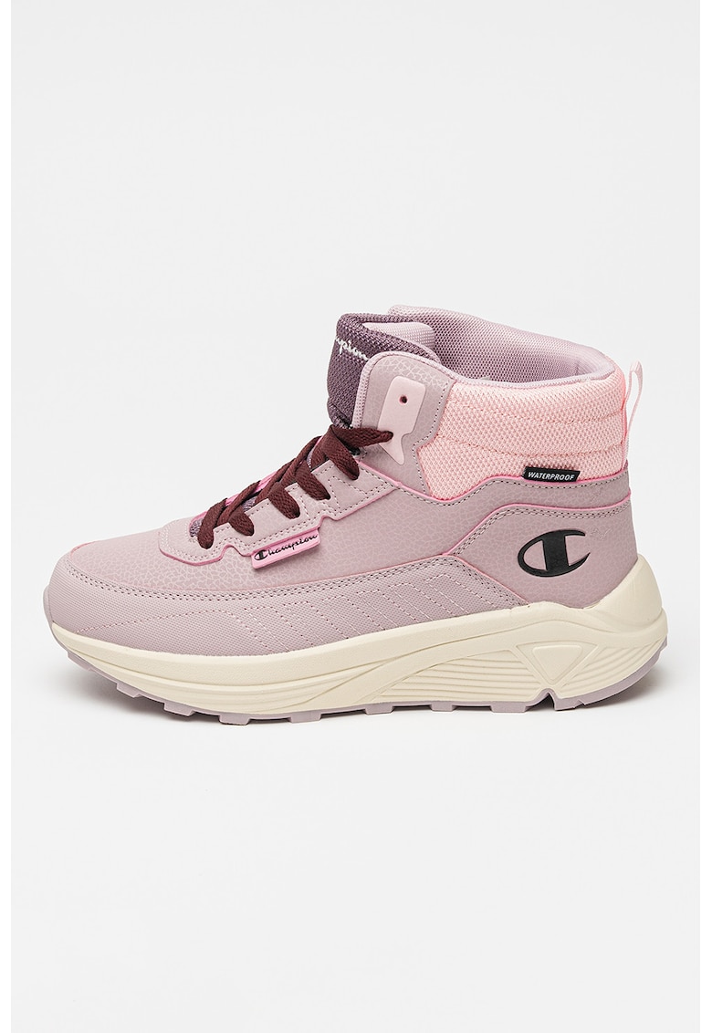 Oferte la Pantofi sport inalti impermeabili cu logo Scala - Roz deschis