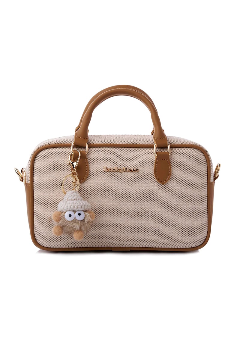 Oferte la Geanta crossbody cu bareta detasabila - Maro