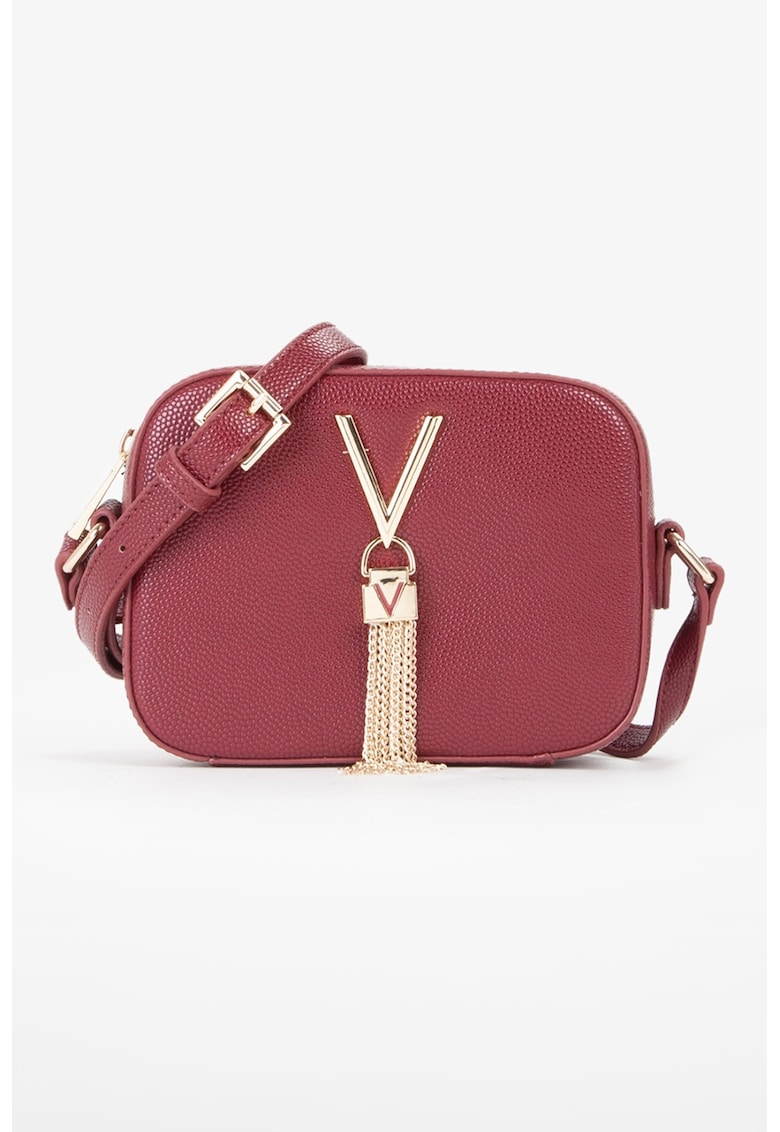Oferte la Geanta crossbody de piele ecologica Divina - Visiniu