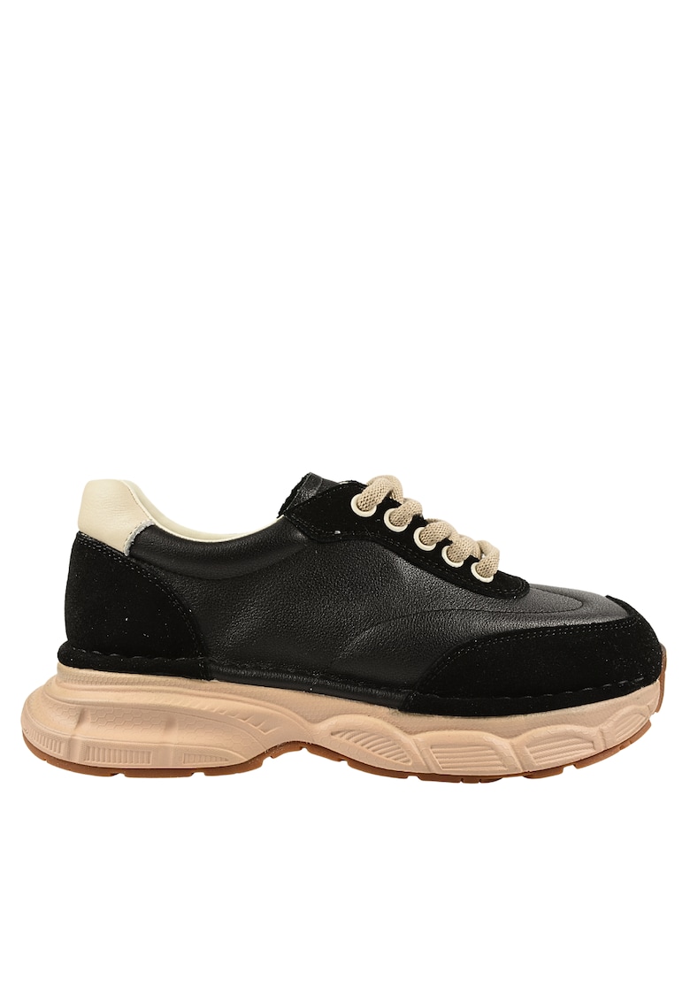 Oferte la Pantofi dama -  KM 5502-negru - piele naturala - Negru