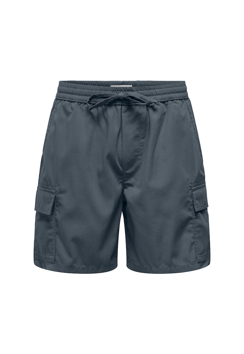 Oferte la Pantaloni scurti sport barbati  Sons - 22034462 - Bumbac/Poliester - 45797 - Gri