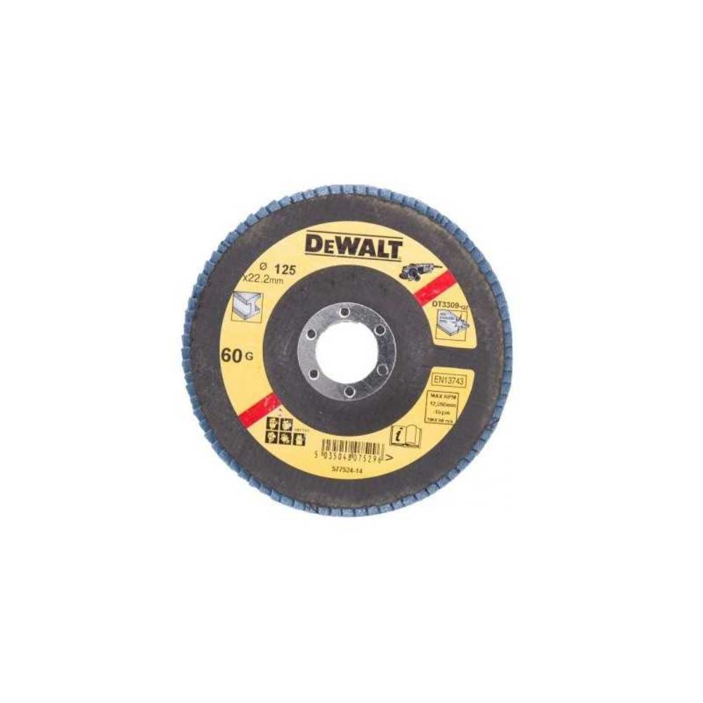 Oferte la Disc lamelar pentru metal DeWalt DT3309, 125 x 22.23 mm, 60 granulatie