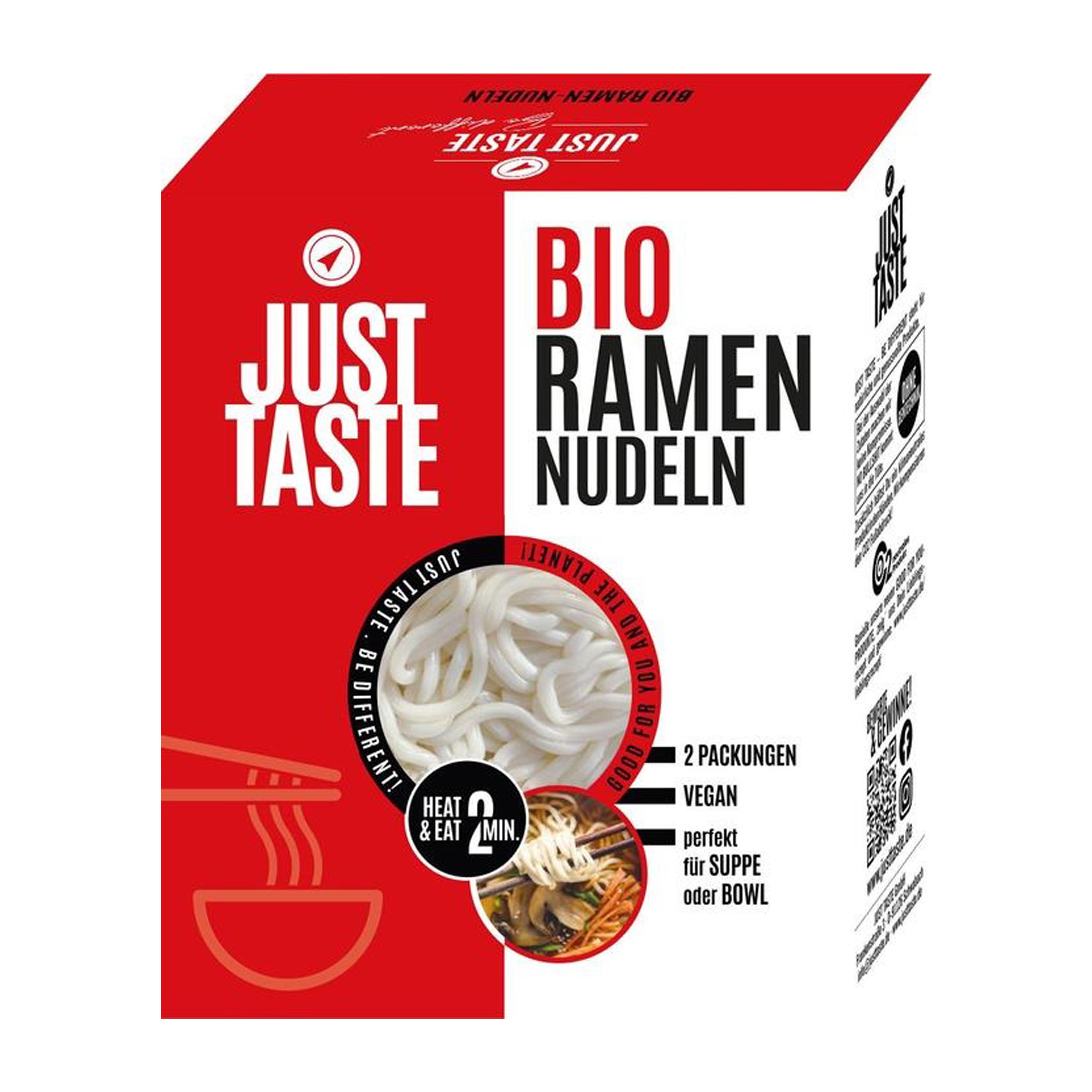 Oferte la Taitei bio Ramen, 2*150g Just Taste