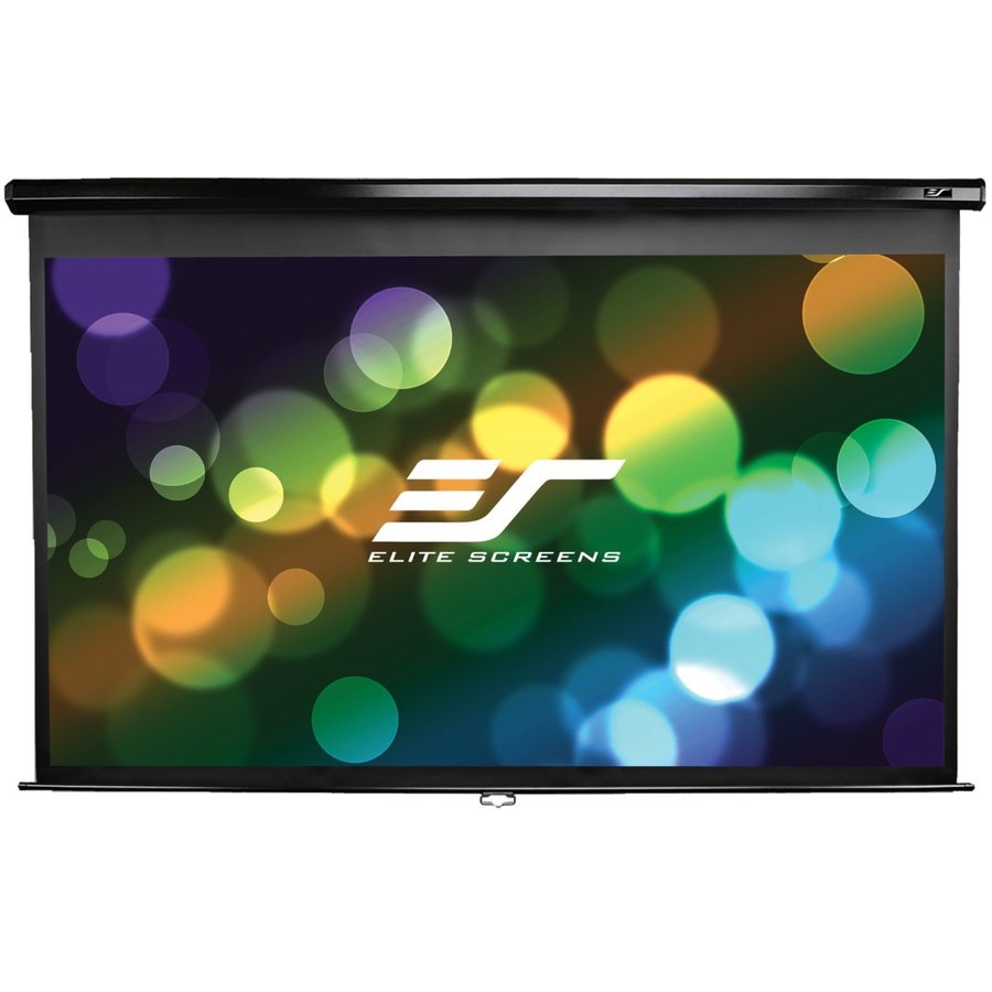 Oferte la Ecran de proiectie Manual perete/tavan 234.7 cm x 132.1 cm Format 16:9