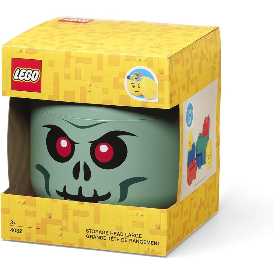 Oferte la Room Copenhagen LEGO Storage Head Skeleton , storage box (black/red, large)