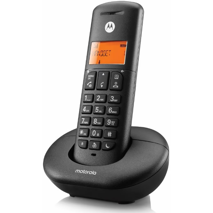 Oferte la Telefon Fix Set Duo Fara Fir Motorola E202 Negru