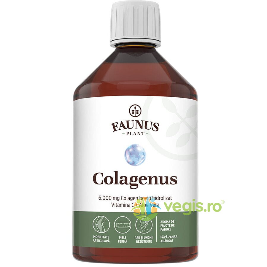 Oferte la Colagen Lichid pentru Articulatii, Piele, Par si Unghii Colagenus 500ml