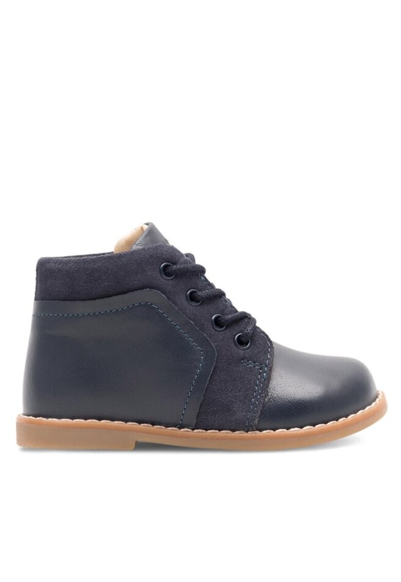 Oferte la Ghete copii - 8262 -  Piele naturala - Bleumarin