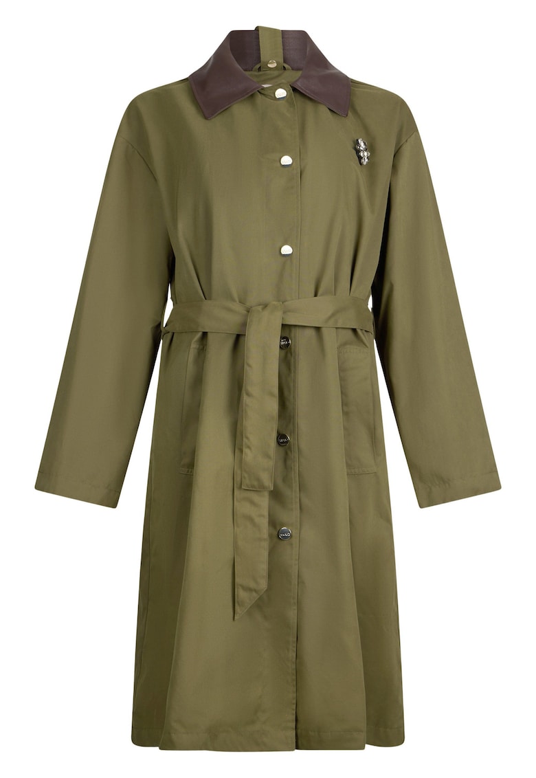 Oferte la Trenci cu cordon si buzunare - Verde masliniu