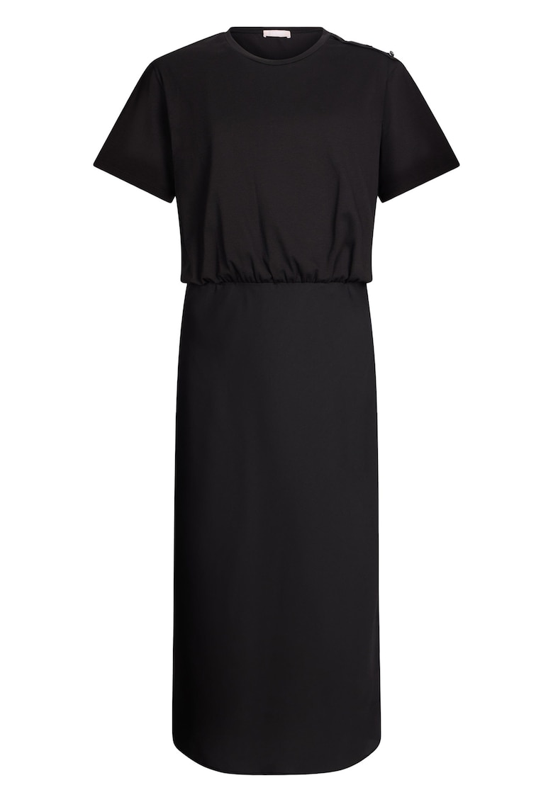 Oferte la Rochie midi cu maneci scurte - Negru