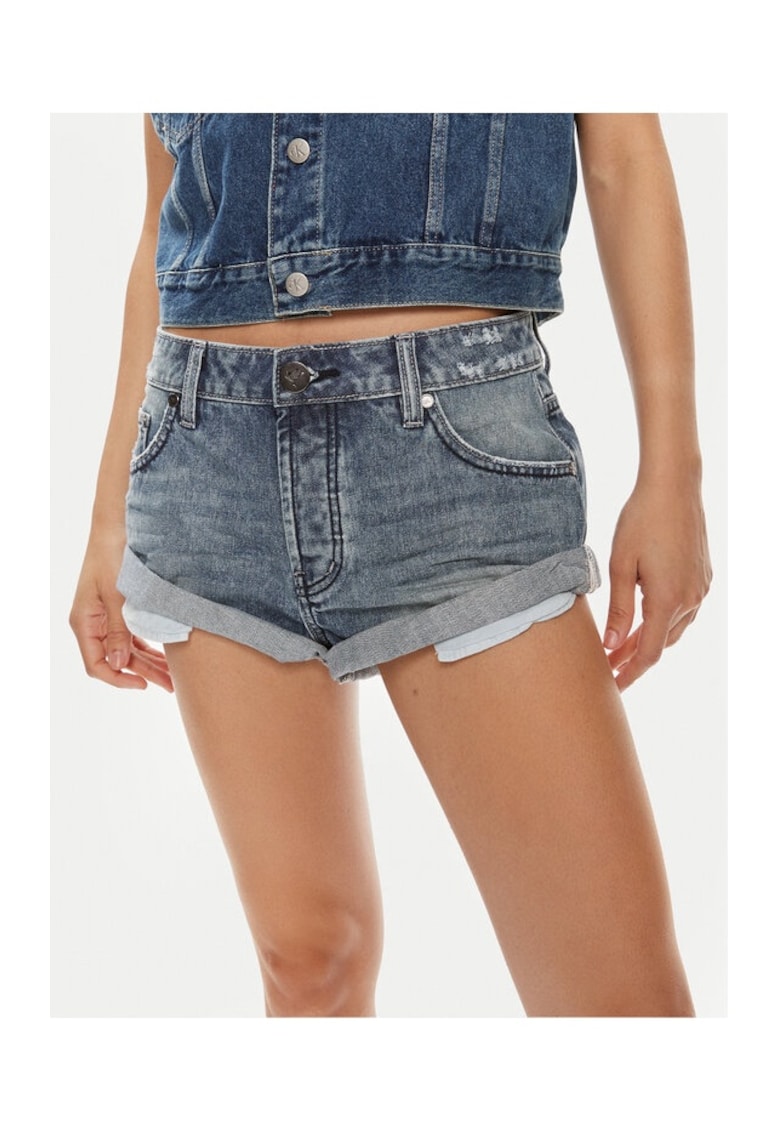 Oferte la Pantaloni dama -  7194 - Bumbac - Albastru