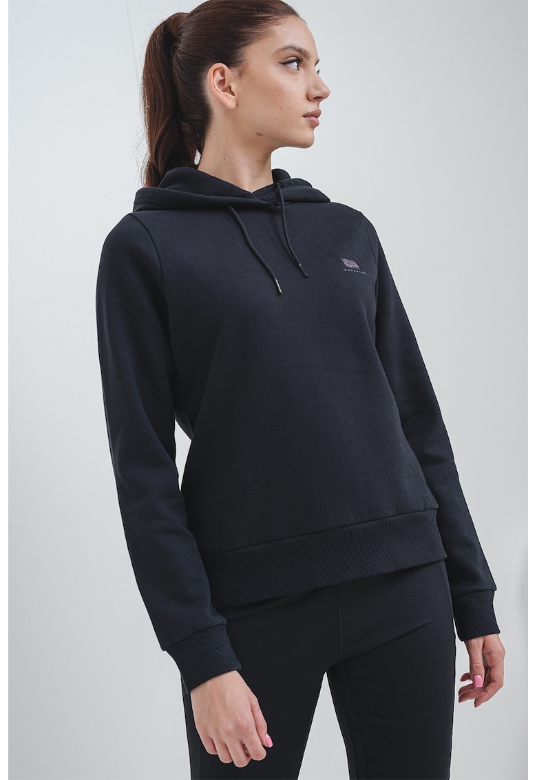 Oferte la Hanorac regular-fit cu logo discret - Negru
