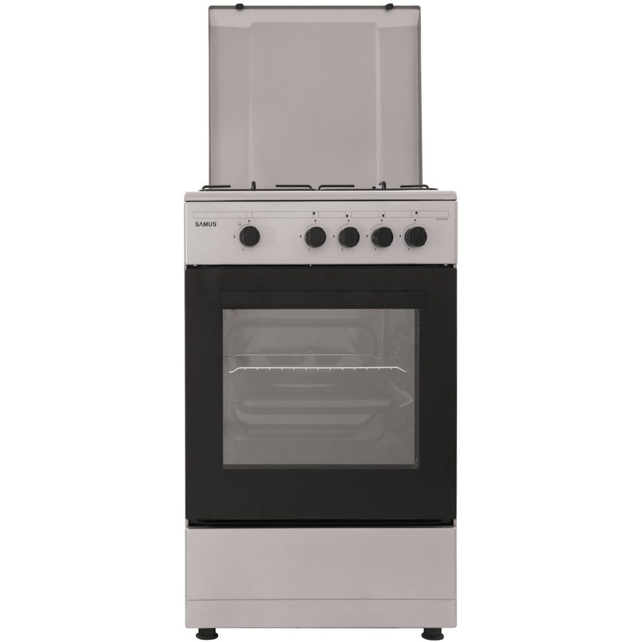 Oferte la Aragaz SM 450 BSS Gaz 4 Arzatoare Argintiu