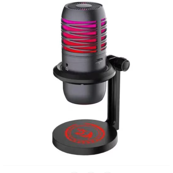 Oferte la Microfon Cu Stand Nebula Iluminare RGB  Negru