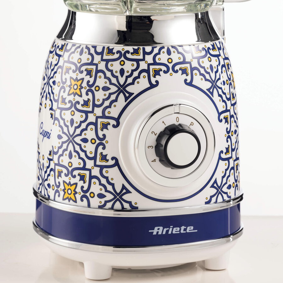 Oferte la Blender Capri stand mixer, white/multicolored glass beaker, 1000 watts, 1.5 liters