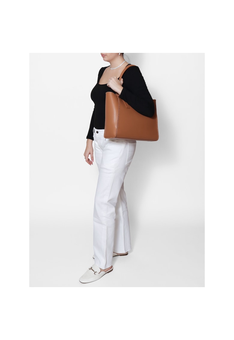 Oferte la Geanta de piele - Maro cognac