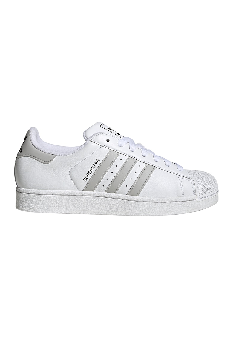 Oferte la Pantofi sport unisex Superstar II din piele - Gri deschis/Alb murdar