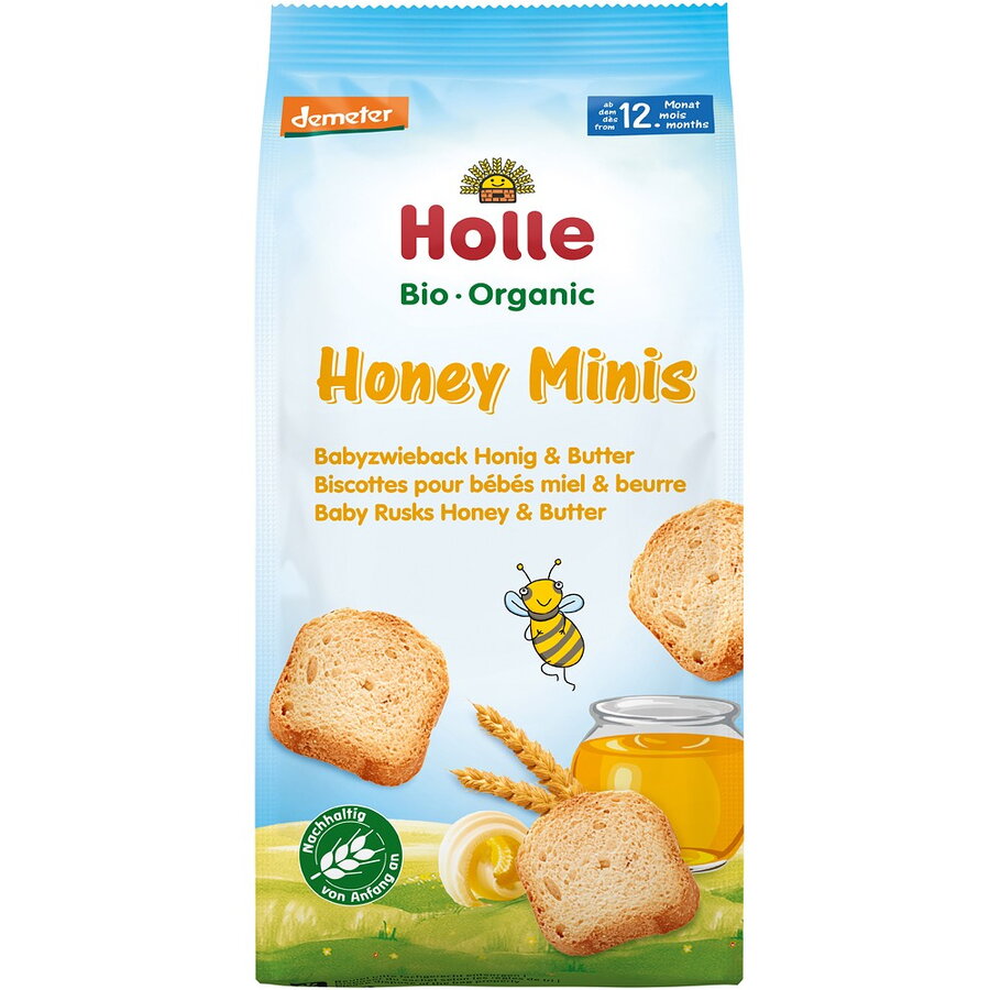 Oferte la Pesmeti cu Miere si Unt pentru Copii +1 An Ecologici/Bio 100g