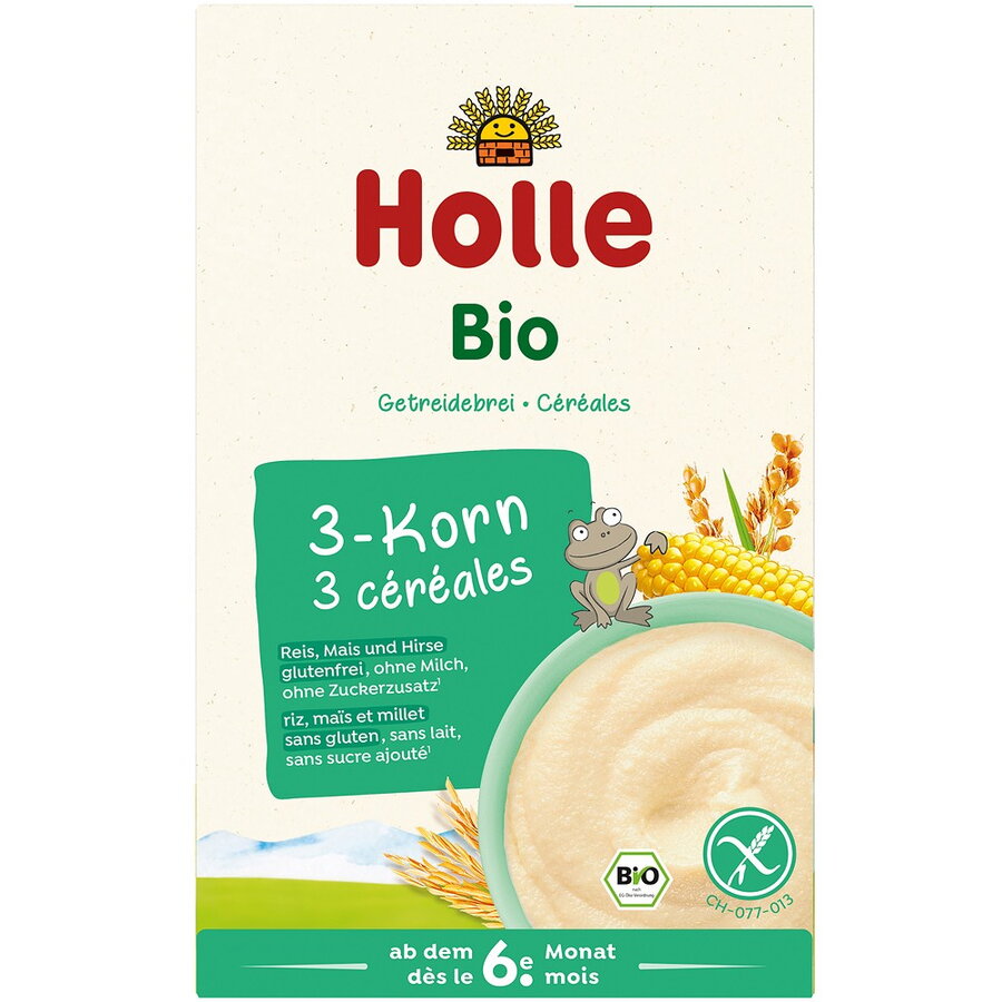 Oferte la Terci din 3 Cereale pentru Copii +6 Luni fara Gluten Ecologic/Bio 250g