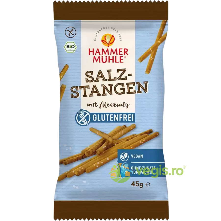Oferte la Sticks-uri cu Sare fara Gluten Ecologice/Bio 45g
