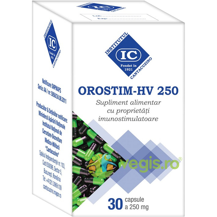 Oferte la Orostim-HV 250mg 30cps