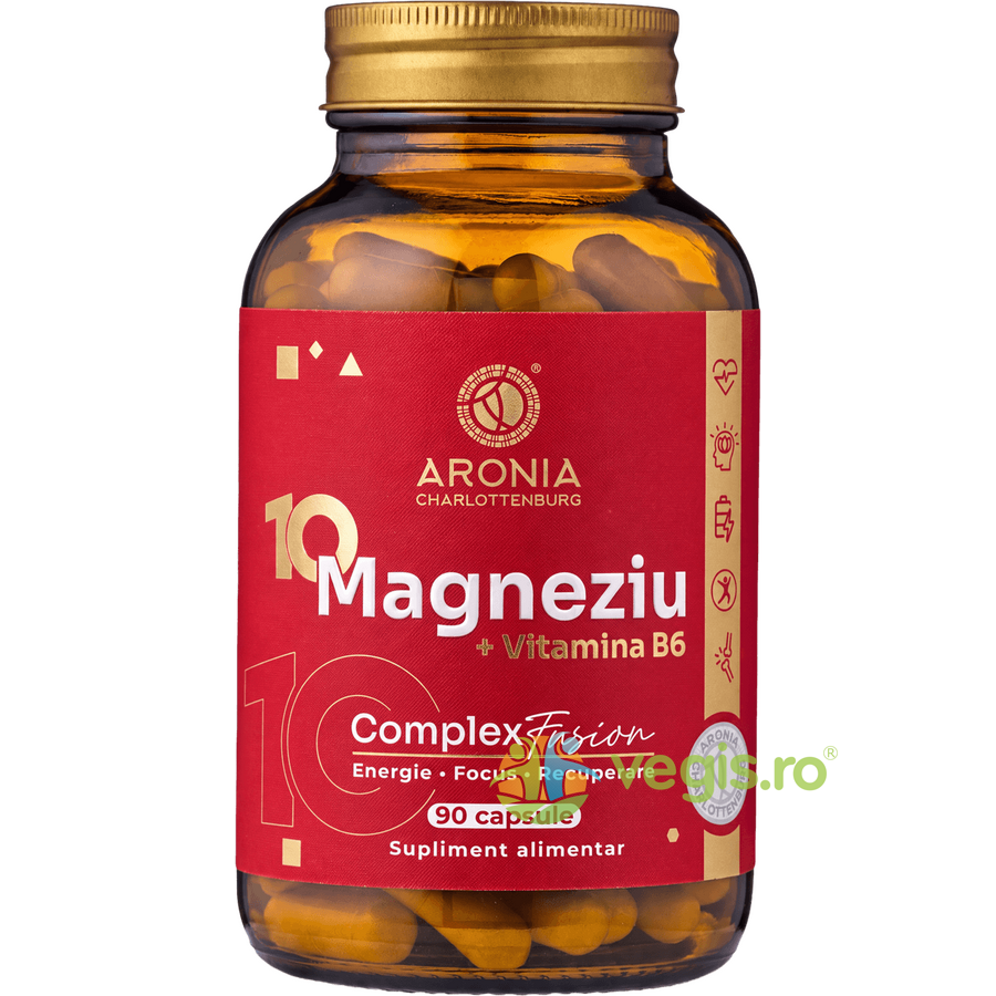 Oferte la 10 Magneziu + Vitamina B6 Complex Fusion 90cps