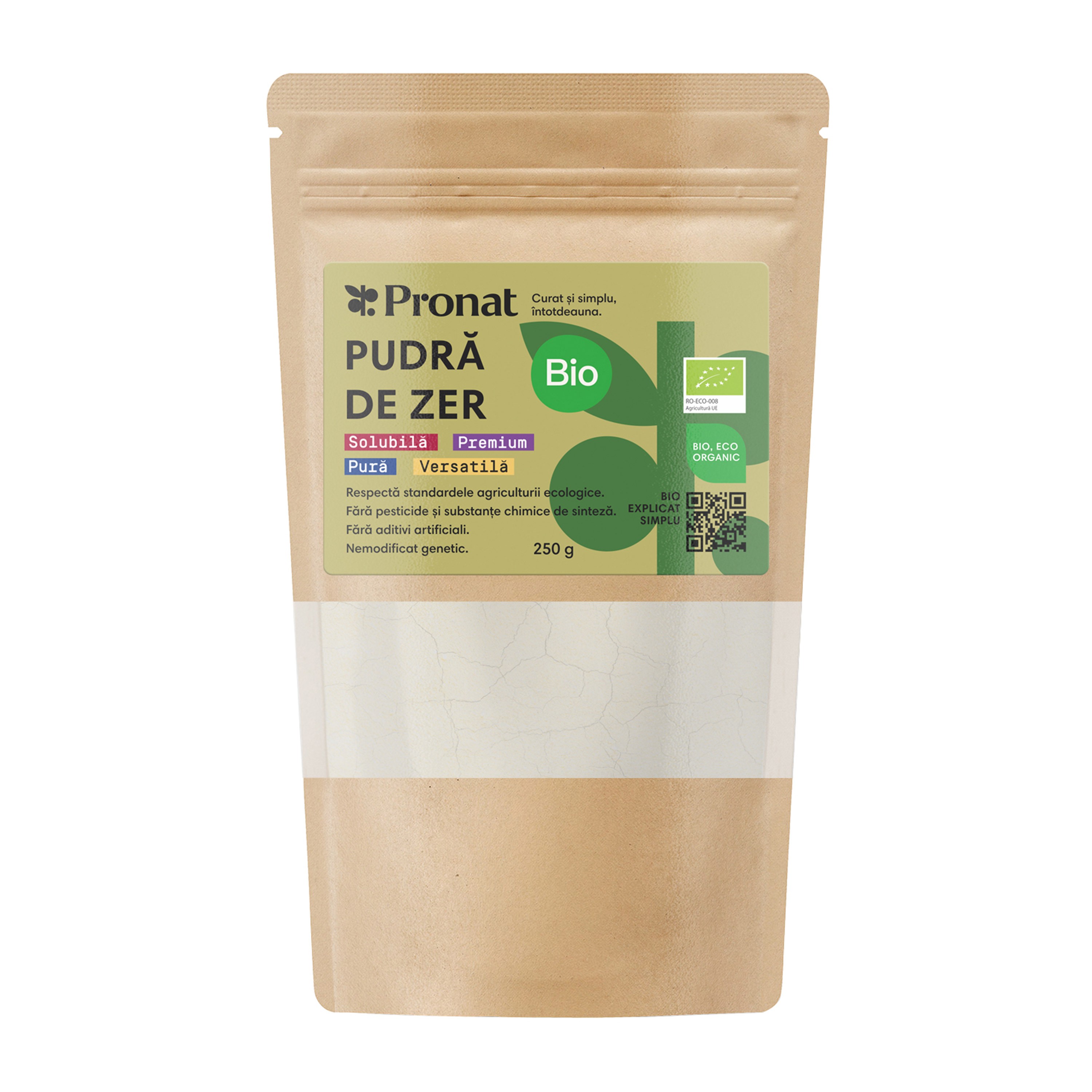 Oferte la Pudra de zer bio, 250g Pronat