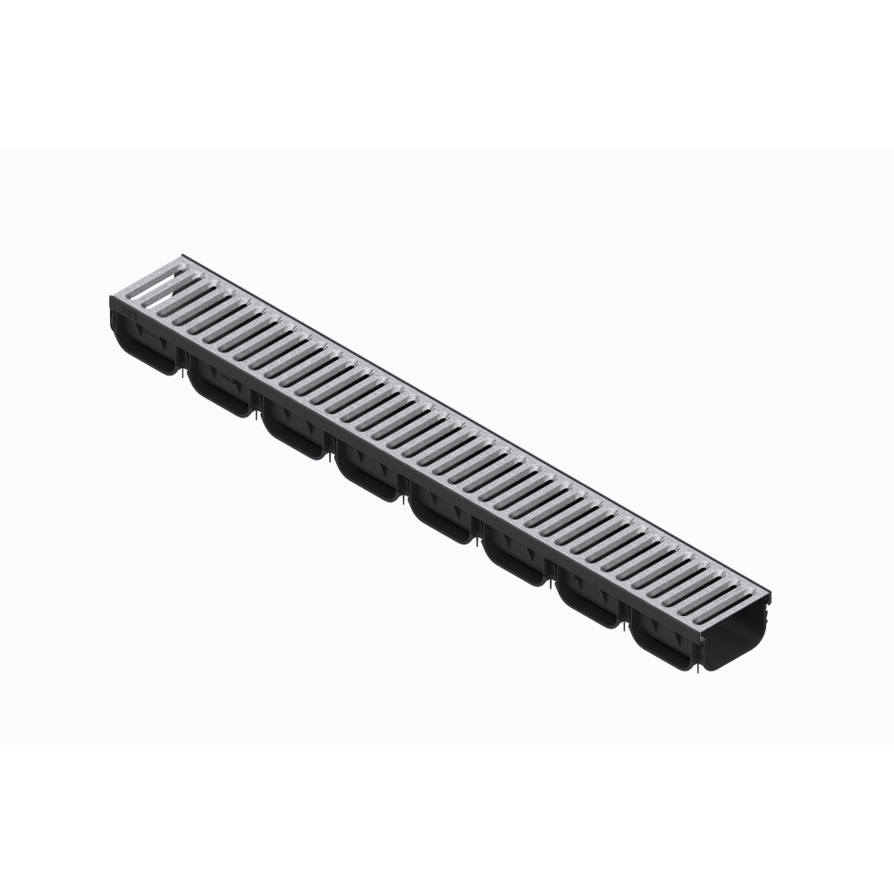 Oferte la Rigola cu gratar Standart Park, clasa A15, polipropilena, 100 x 12.5 x 7 cm