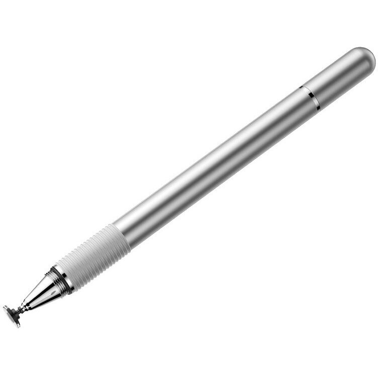 Oferte la Stylus Pen Golden Cudgel cu 2 Capete Aluminiu Argintiu