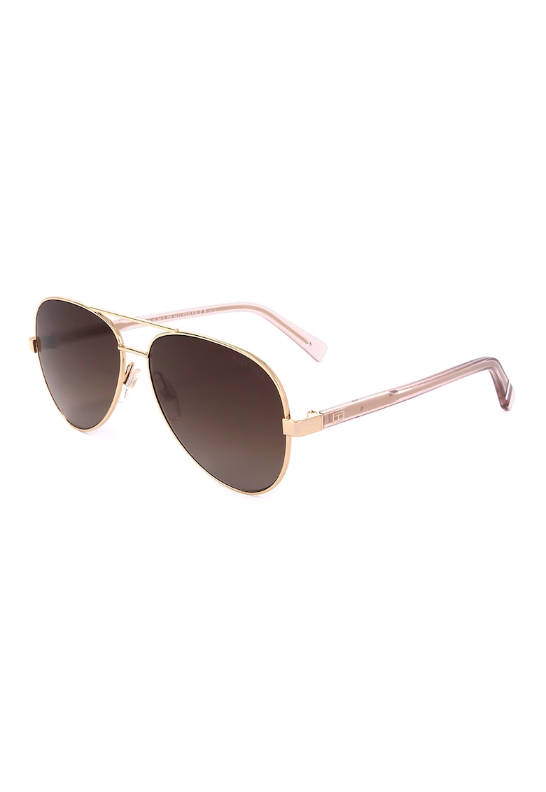 Oferte la Ochelari de soare aviator din otel inoxidabil - Auriu rose