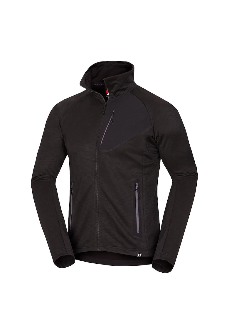 Oferte la Bluza trekking din fleece melanj pentru barbati Northpol - Negru