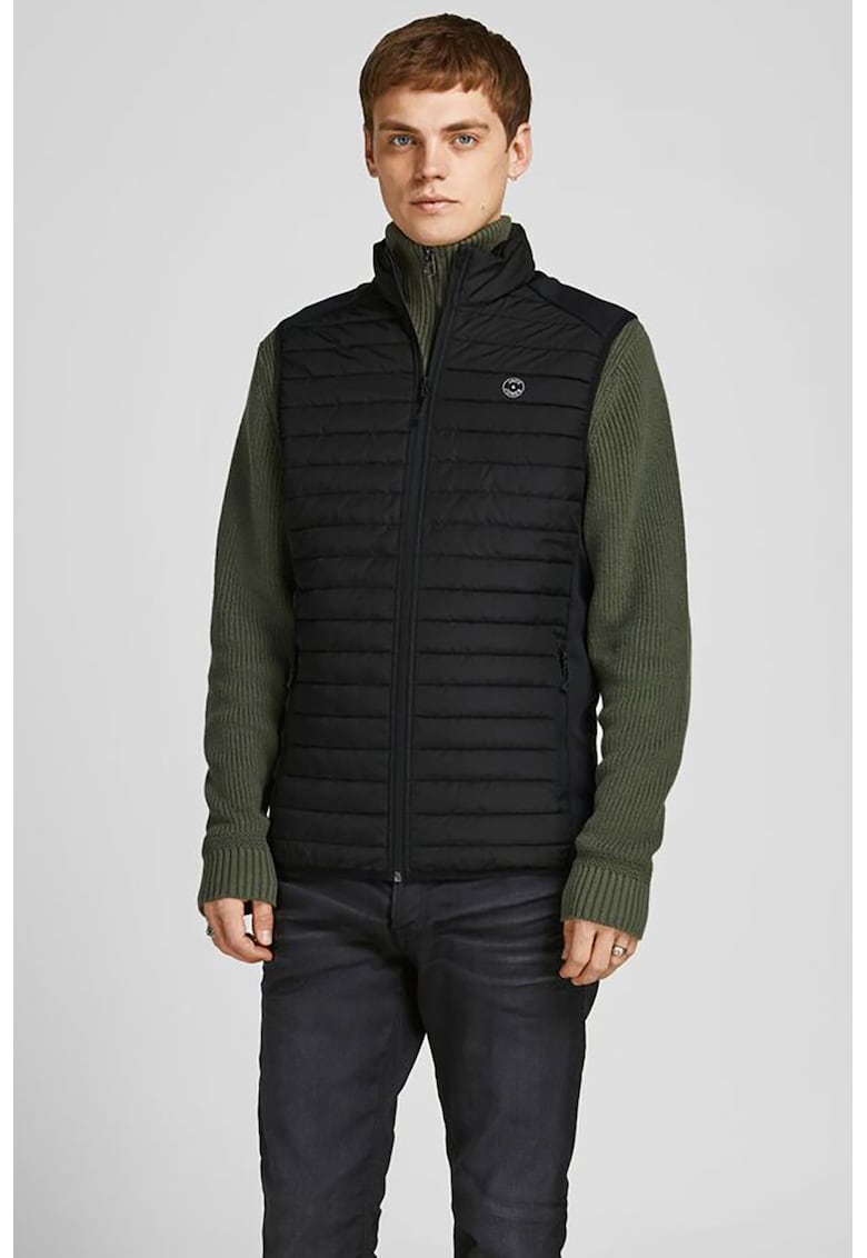 Oferte la Vesta matlasata cu fermoar - Negru
