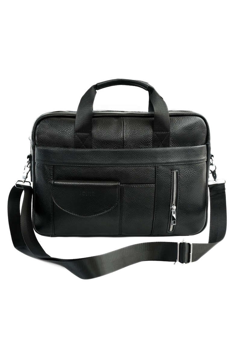 Oferte la Geanta barbati din piele pentru laptop  SL49 BRANN - neagra