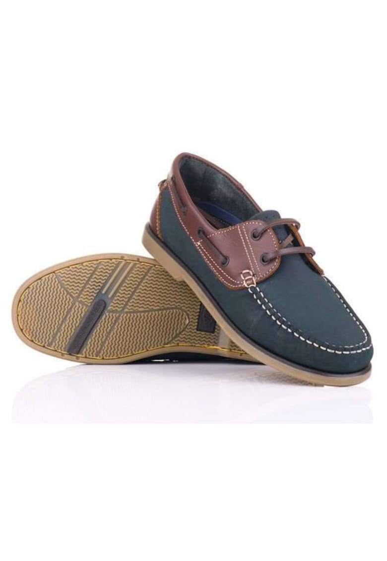 Oferte la Pantofi boat din piele - Bleumarin