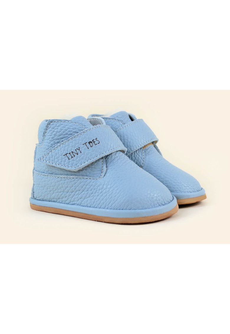 Oferte la Ghete Barefoot din piele naturala - Toff - Albastru - Albastru