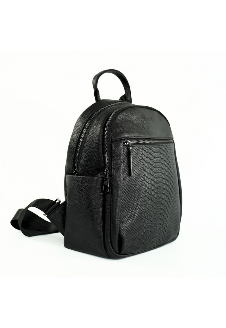 Oferte la Rucsac de dama din piele  FV07 Elan negru