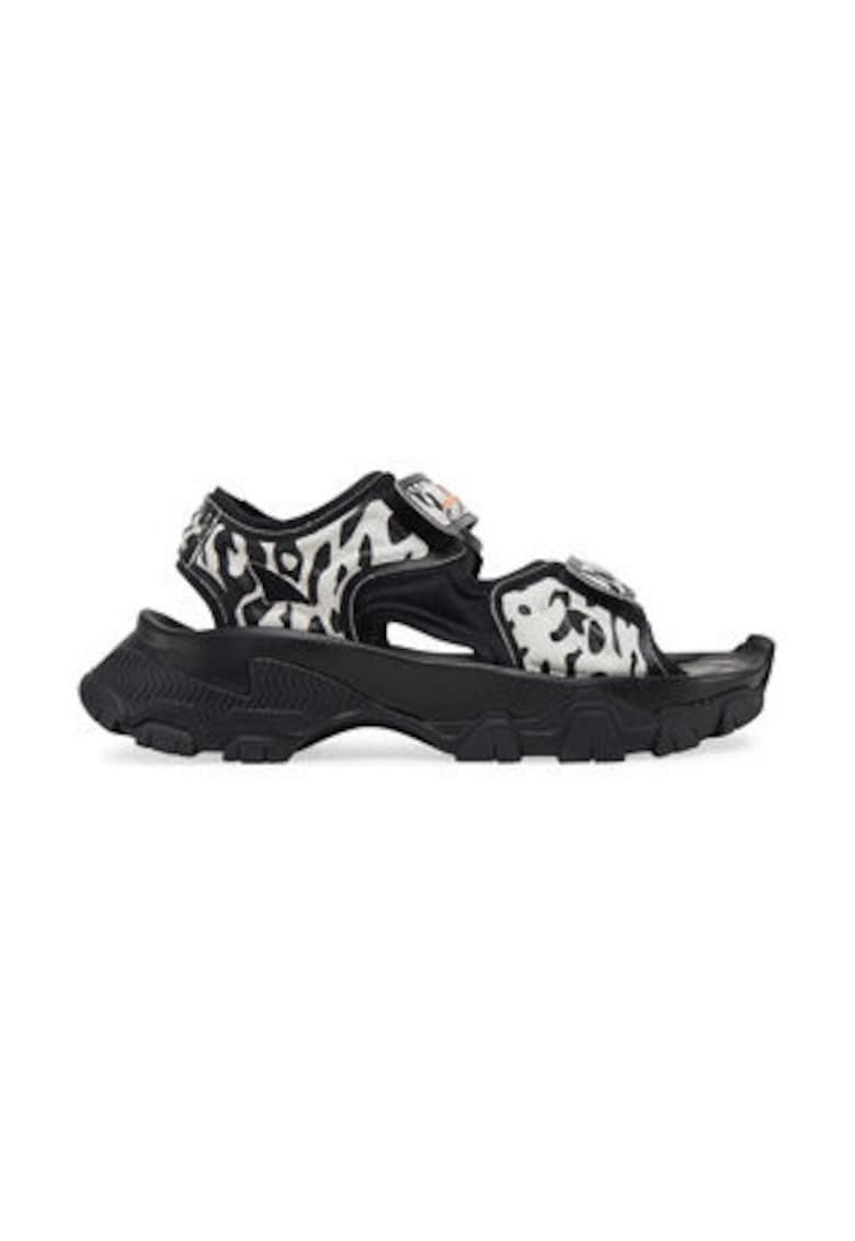 Oferte la Sandale demi-wedge cu imprimeu Stella McCartney