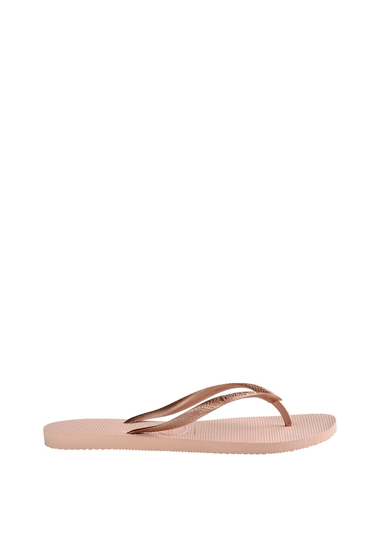 Oferte la Papuci flip-flop cu logo in relief Slim - Piersica
