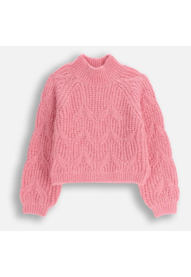 Oferte la Pulover cu maneci raglan si guler mediu
