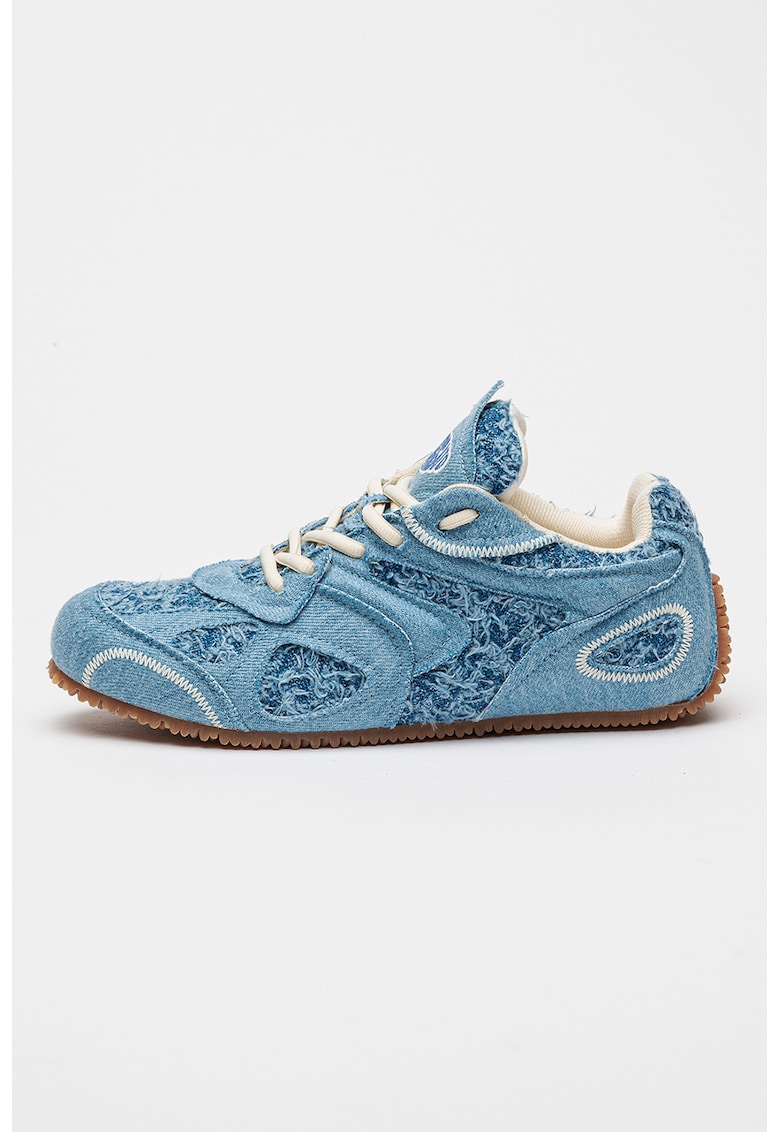 Oferte la Pantofi sport din denim cu aspect texturat Slow - Albastru deschis melange