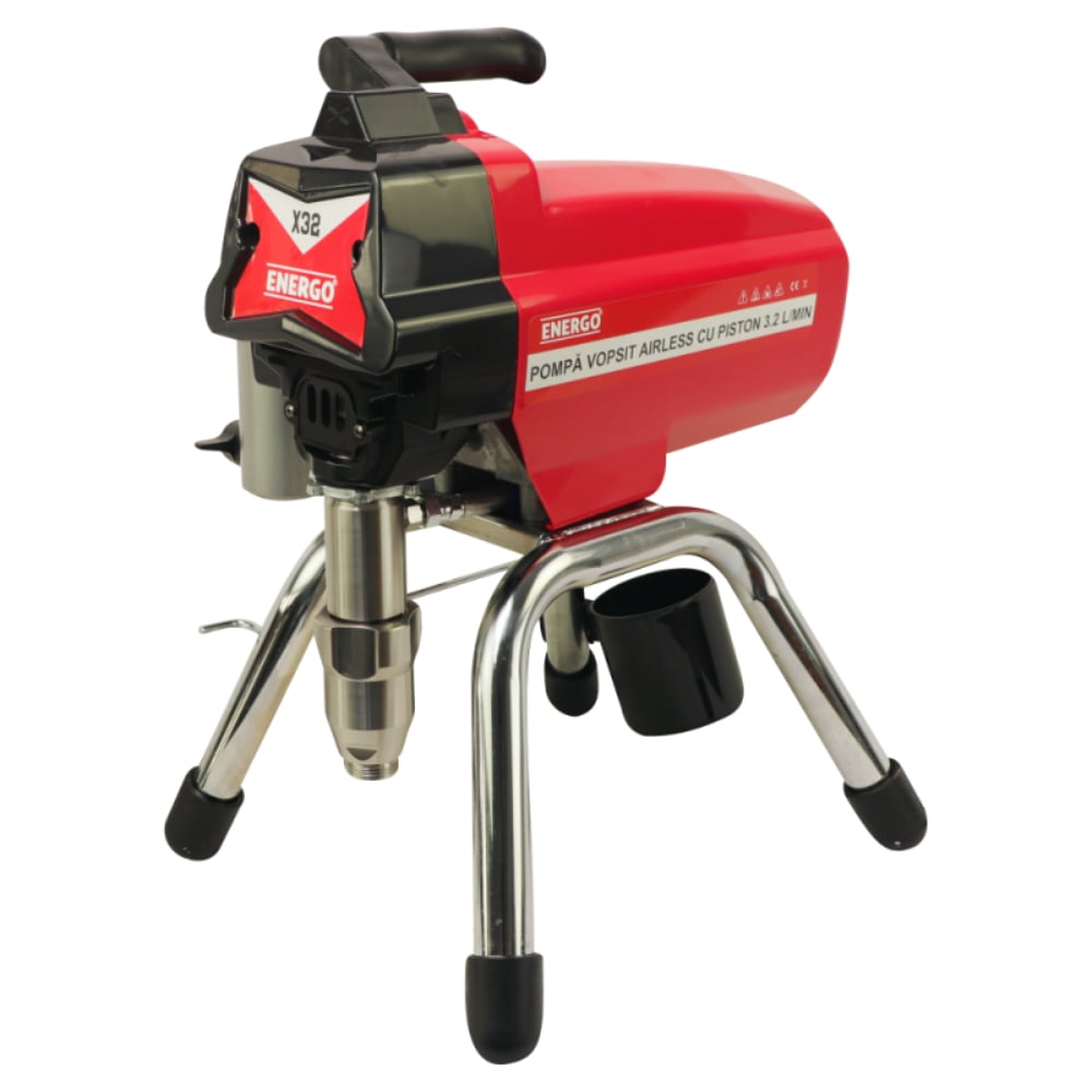 Oferte la Pompa vopsit airless x32 piston Energo Pmax, 3.2 l/min, 210 bar, 2600 W